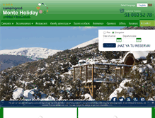 Tablet Screenshot of campingmonteholiday.com